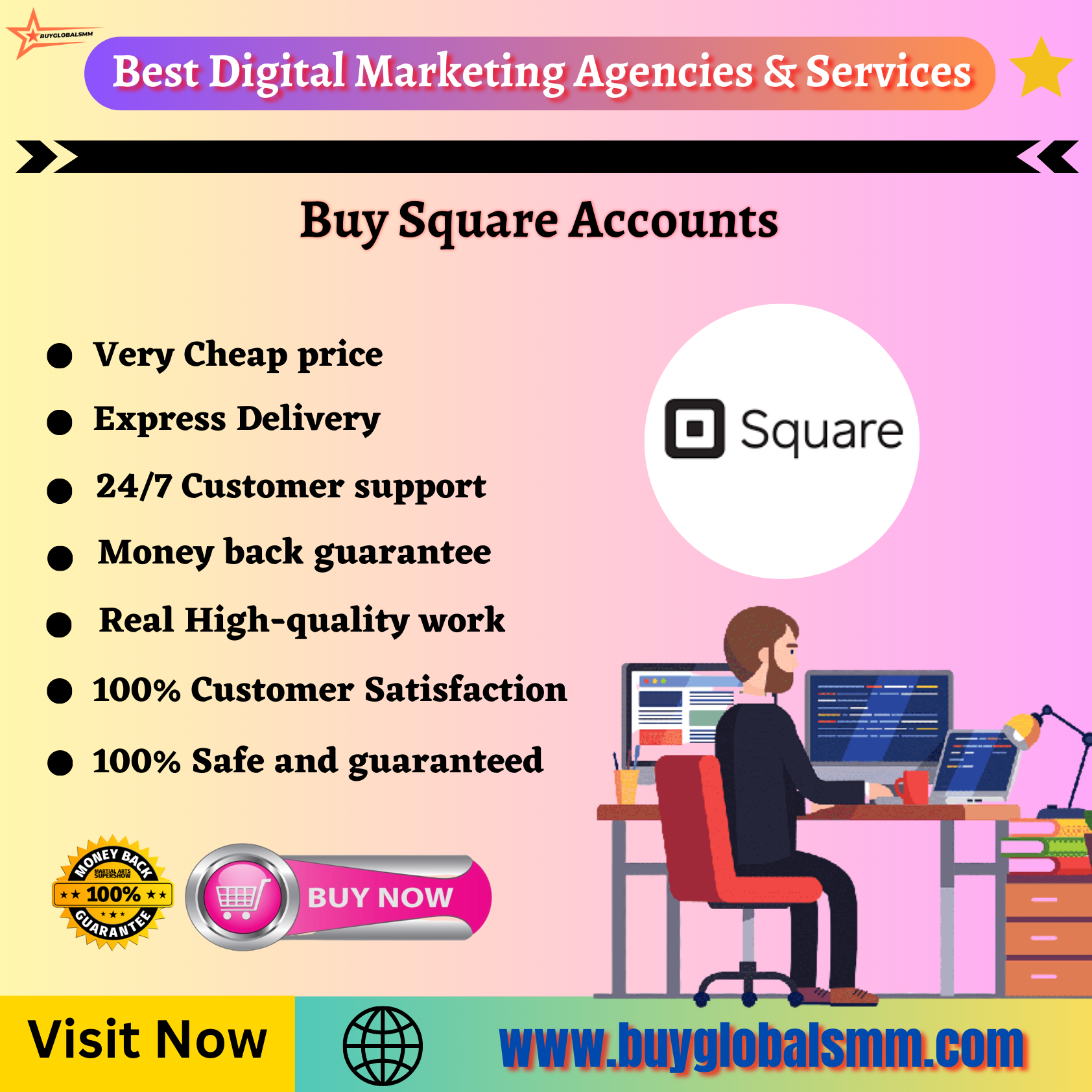 Buy Verified Square Account- 100% Fully Verified & cheap...