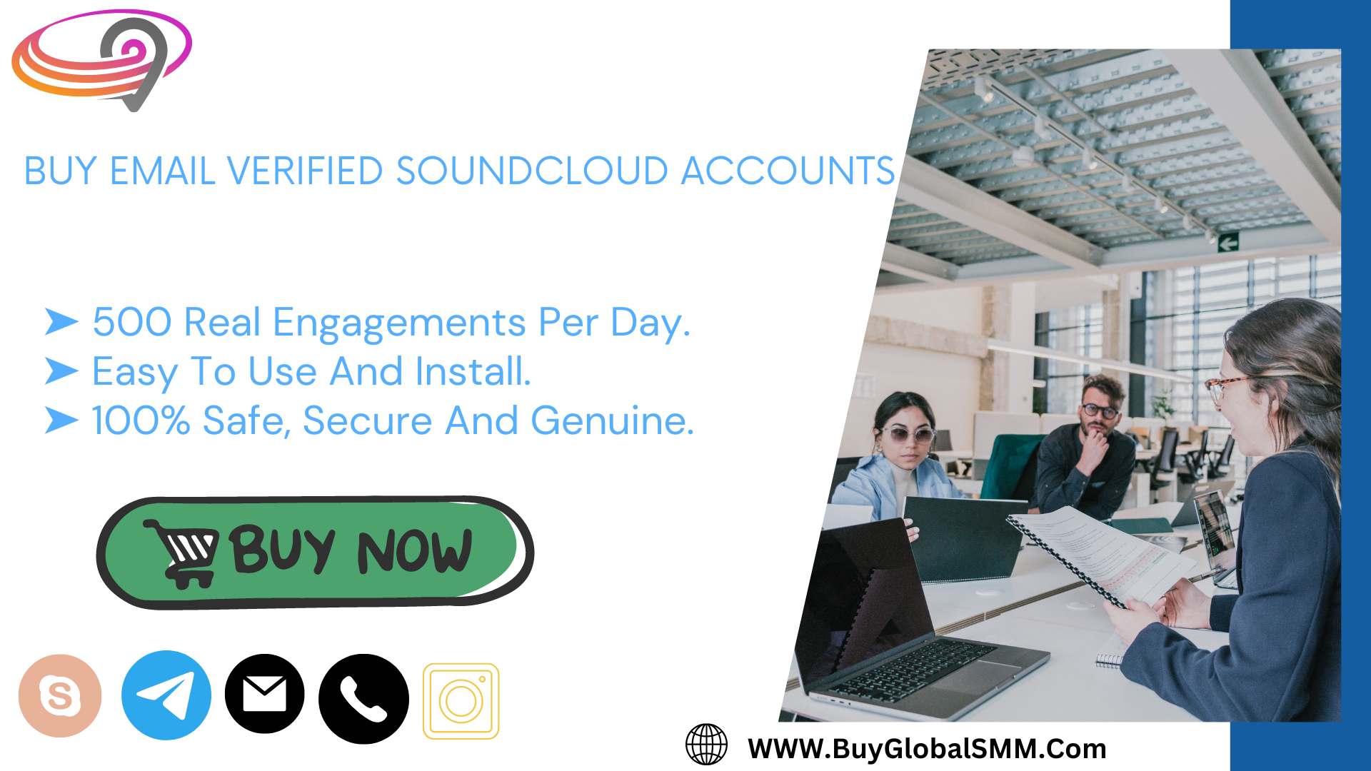 buy email verified soundcloud accounts
