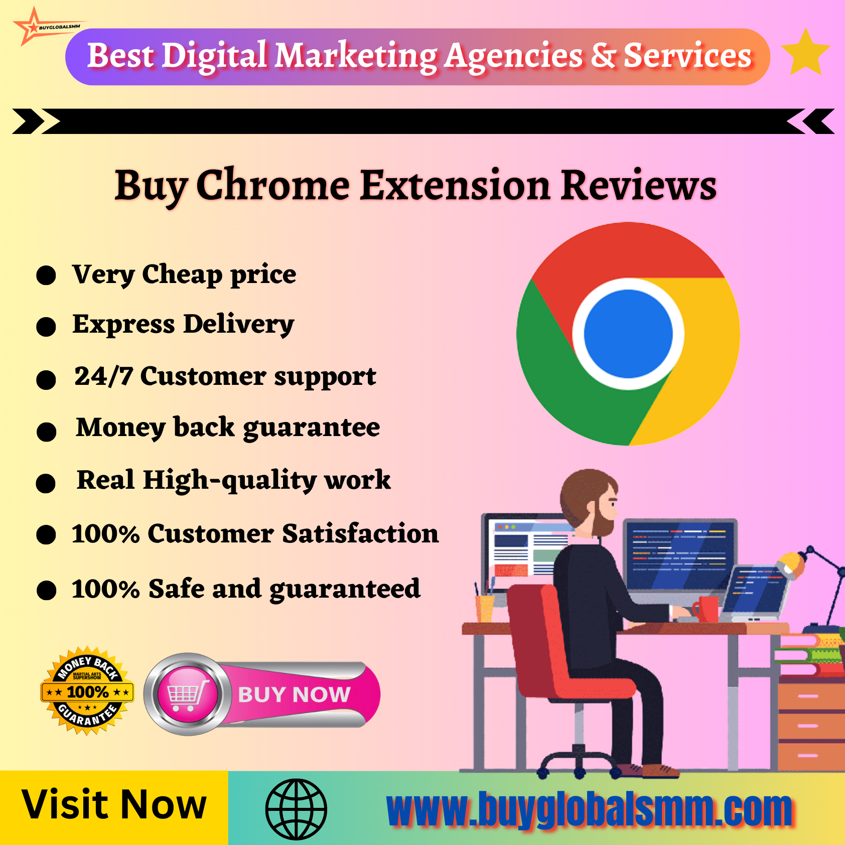 Buy Chrome Extension Reviews-100% Reliadle Service,& Cheap